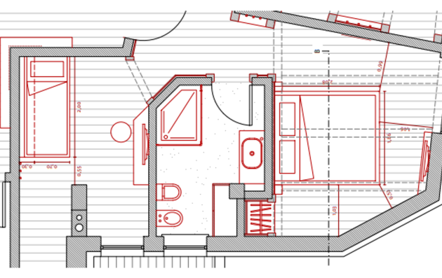 B&B Sot l'Agner - Zimmer - Zimmer LARES (Lärche)